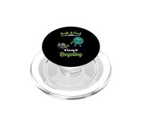Earth Day Just A Girl Who Loves Recycling PopSockets PopGrip for MagSafe