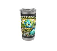 Earth Day Keep Earth Clean It's Not Uranus Funny Stainless Steel Insulated Tumbler