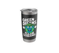 Earth Day Keep Oceans Plastic-Free Environmental Stainless Steel Insulated Tumbler