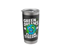 Earth Day Keep Oceans Plastic-Free Environmental Stainless Steel Insulated Tumbler