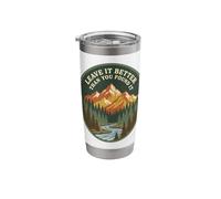 Earth Day Leave It Better Than You Found It Volunteer Patch Stainless Steel Insulated Tumbler