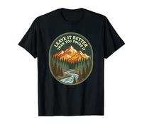 Earth Day Leave It Better Than You Found It Volunteer Patch T-Shirt