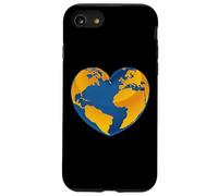 Earth Day Love Heart World Globe Case for iPhone SE (2020) / 7/8