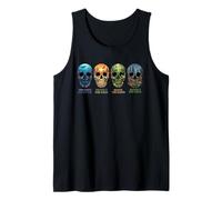 Earth Day Nature Skulls Ecosystem Preserve Protect Honor Tank Top