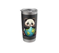 Earth Day Panda Wildlife Conservation Environmental Stainless Steel Insulated Tumbler