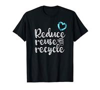 Earth Day Reduce Reuse Recycle: Plastic Recycling Heart Gift T-Shirt