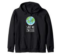 Earth Day Save Our Planet Climate Change Environment Zip Hoodie
