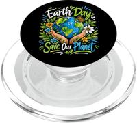 Earth Day Save Our Planet Nature Lover Awareness PopSockets PopGrip for MagSafe
