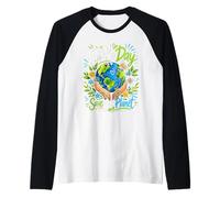 Earth Day Save Our Planet Nature Lover Awareness Raglan Baseball Tee