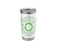 Earth Day Save Our Planet Recycle Environmental Stainless Steel Insulated Tumbler