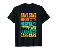 Earth Day Save Rescue Recycle Wildlife Conservation Eco T-Shirt