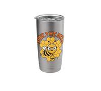 Earth Day Save The Bees Climate Change Environmental Stainless Steel Insulated Tumbler