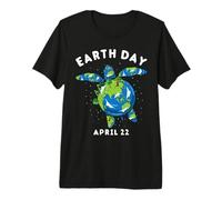 Earth Day Sea Turtle Save The Planet Earth Restore Ocean Premium T-Shirt