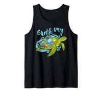 Earth Day Sea Turtle Save The Planet Earth Restore Ocean Tank Top
