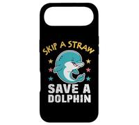 Earth Day Skip A Straw Save The Dolphins Protect Oceans Case for iPhone Air
