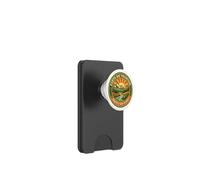 Earth Day Volunteer Protect Our Planet Retro Nature Badge PopSockets PopWallet for MagSafe