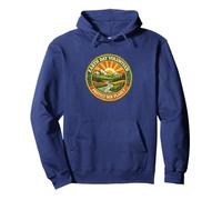 Earth Day Volunteer Protect Our Planet Retro Nature Badge Pullover Hoodie