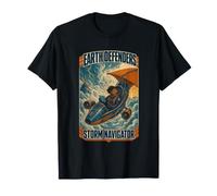 Earth Defenders Storm Navigator Retro Sci-Fi T-Shirt