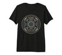 Earth Defense Force Sci Fi Space Patrol Emblem Premium T-Shirt