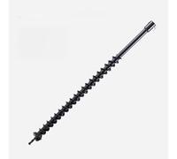 Earth Drill Auger Bit 800mm Dual Blade for Post Hole Digger - 40mm Diameter, Compatible with Petrol Power Tools, Ideal for Fencing Projects and Ground Drilling