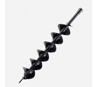 Earth Drill Auger Bit Dual Blade 800mm for Post Hole Digger - 40mm Diameter, Compatible with Petrol Power Tools, Ideal for Fencing Projects and Ground Drilling
