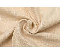 Earth Ethical 100% Cotton Monks Cloth - 4 Yards, 60" Wide - Grid Pattern - Punch Needle Fabric - Beige