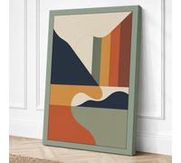 Earth Forms in Motion Canvas Wall Art Print 24x16 Inch (61 x 41 cm)