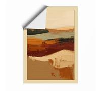 Earth Forms Minimalist Unframed Wall Art Print A1 (84.1×59.4cm), Wall Decor for Living Room, Bedroom, Office & Home, Art Gift