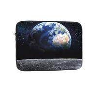 Earth from Moon Print Laptop Sleeve Fashion Lightweight Laptop Case Computer Bag For 10-17 Inch Notebook Tablet 10 inch