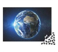 Earth from Space 1000 Piece Jigsaw Puzzle for Adults, Recycled Cardboard, Earth Space, Fun Brain Teaser, Relaxation Activity, Boosts Concentration & Patience for All 38x26cm/1000pcs