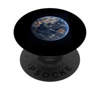 Earth From Space Asia View Astronomy Astrophysics Scene PopSockets Adhesive PopGrip