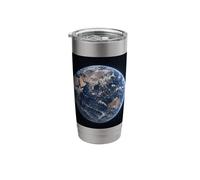 Earth from Space Asia View Astronomy Astrophysics Scene Stainless Steel Insulated Tumbler