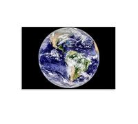 Earth from Space Space Poster Office Room Decor Cosmic Starry Sky Wall Art Posters for Wall Decoration 16x24inch(40x60cm)