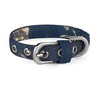 Earth from The Outer Space Dog Collar Adjustable Soft and Comfortable Puppy Collars with Metal Buckle Pet Collar for Small Medium Pet