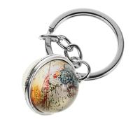 Earth Globe Keychains for Planet Key Rings Keychains for Backpacks Unique Birthday Party Favors Durable and Aesthetic Key Holders