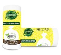 Earth Green Choice HDPE White Pedal Bin LinerS 53x46 Cms 6x30's