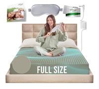 Earth Grounding Fitted Sheet Full Size with 12% Silver Fiber & 4% Silk & 84% Organic Cotton - Green- Soft Earth Grounding Well Bed Sheets - Grounded Conductive Bed Sheets for Better Sleep