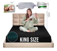 Earth Grounding Fitted Sheet King Size with 12% Silver Fiber & 4% Silk & 84% Organic Cotton - Black - Soft Earth Grounding Well Bed Sheets - Grounded Conductive Bed Sheets for Better Sleep