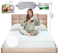 Earth Grounding Sheets Full Size with 12% Silver Fiber & 4% Silk & 84% Cotton - White - Quality Certified Grounded Well Bed Sheet - Conductive Fitted Sheet for Better Sleep