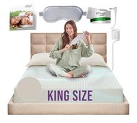 Earth Grounding Sheets King Size with 12% Silver Fiber & 4% Silk & 84% Cotton - Beige - SGS Quality Certified Grounded Well Bed Sheet - Conductive Fitted Sheet for Better Sleep