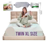 Earth Grounding Sheets Twin XL Size with 12% Silver Fiber & 4% Silk & 84% Cotton - Beige - Quality Certified Grounded Well Bed Sheet - Conductive Fitted Sheet for Better Sleep