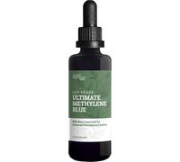 Earth Harmony Methylene Blue, 1% USP (Pharmaceutical) Grade, with Nano Liquid Gold for Photodynamic Research, Miron Glass Bottle (2 Oz)