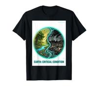 Earth in Critical Condition Earth Day April 22 Climate T-Shirt