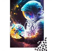 Earth in Hands Jigsaw Puzzle 1000Pc Recycled Paper for Adults Cosmic CaretakerPuzzle Educational Game Decompression Family Game Great Gift Idea 70x50cm/1000pcs