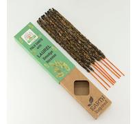 Earth-Inspired Laurel Smudge Incense Sticks - Organic Handcrafted Herbal Laurel Leaf & Essential Oil Aroma, Crisp Spicy Sweet Scent for Mental Clarity, Focus & Ritual Smudging