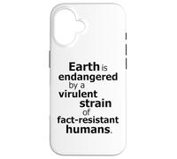 'Earth Is Endangered' Case for iPhone 16