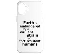 'Earth Is Endangered' Case for iPhone 16 Plus