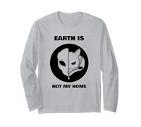 Earth is Not My Home (Cat Alien Graphic) Long Sleeve T-Shirt