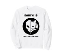 Earth Is Not My Home (Cat Alien Graphic) Sweatshirt