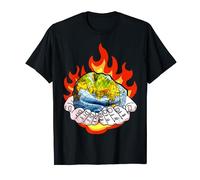 Earth is On Fire Climate Change & Global Warming T-Shirt